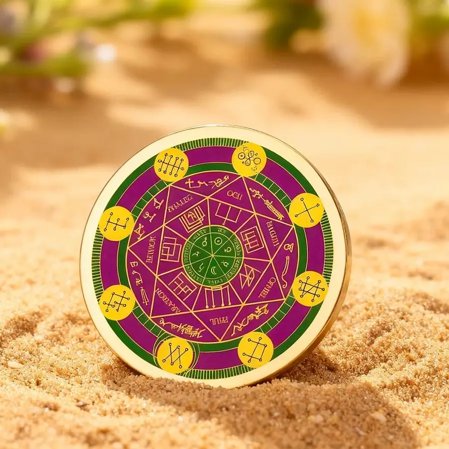 Stainless Steel Seal of Archangels Brooch 2 Stainless Steel Seal of Archangels Brooch - Image 2