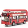 Red Double-Decker City Bus Diecast Model