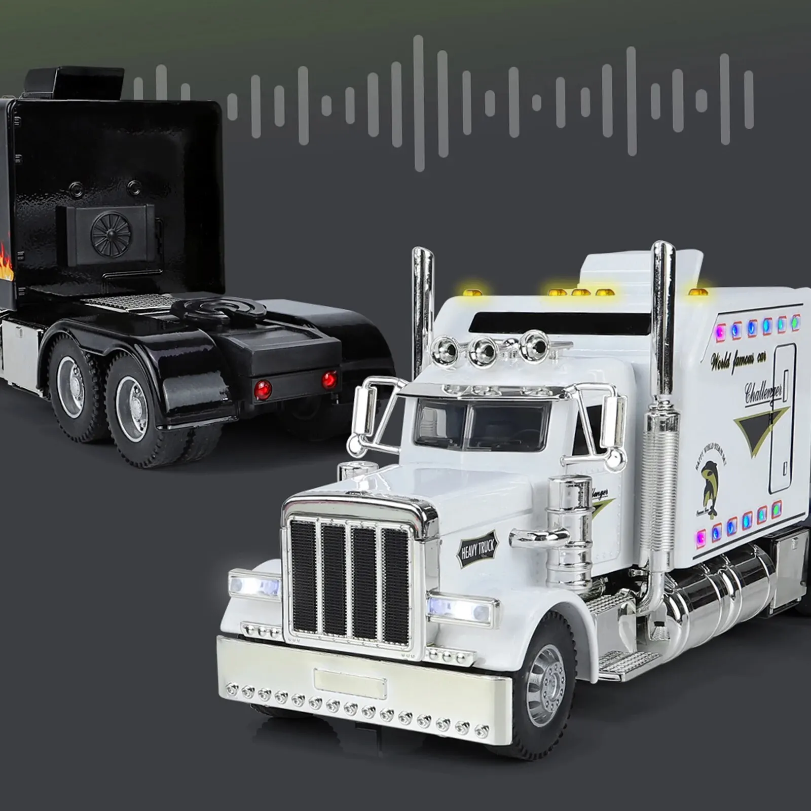 1:24 Scale Peterbilt 389 Diecast Model Truck 5 1:24 Scale Peterbilt 389 Diecast Model Truck - Image 5