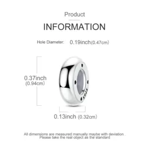 Sterling Silver Heart-Engraved Charm Bead 9 Sed83a7925c65412093979a02f4adf5daV