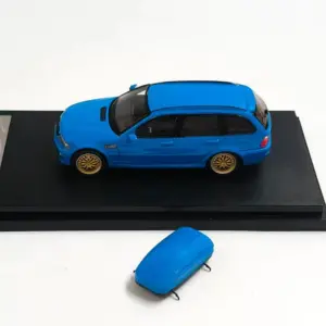 Vibrant Blue 1:64 Diecast BMW E46 Wagon Model 7 See2397efcf0d4eaf92a9a039649bfd702