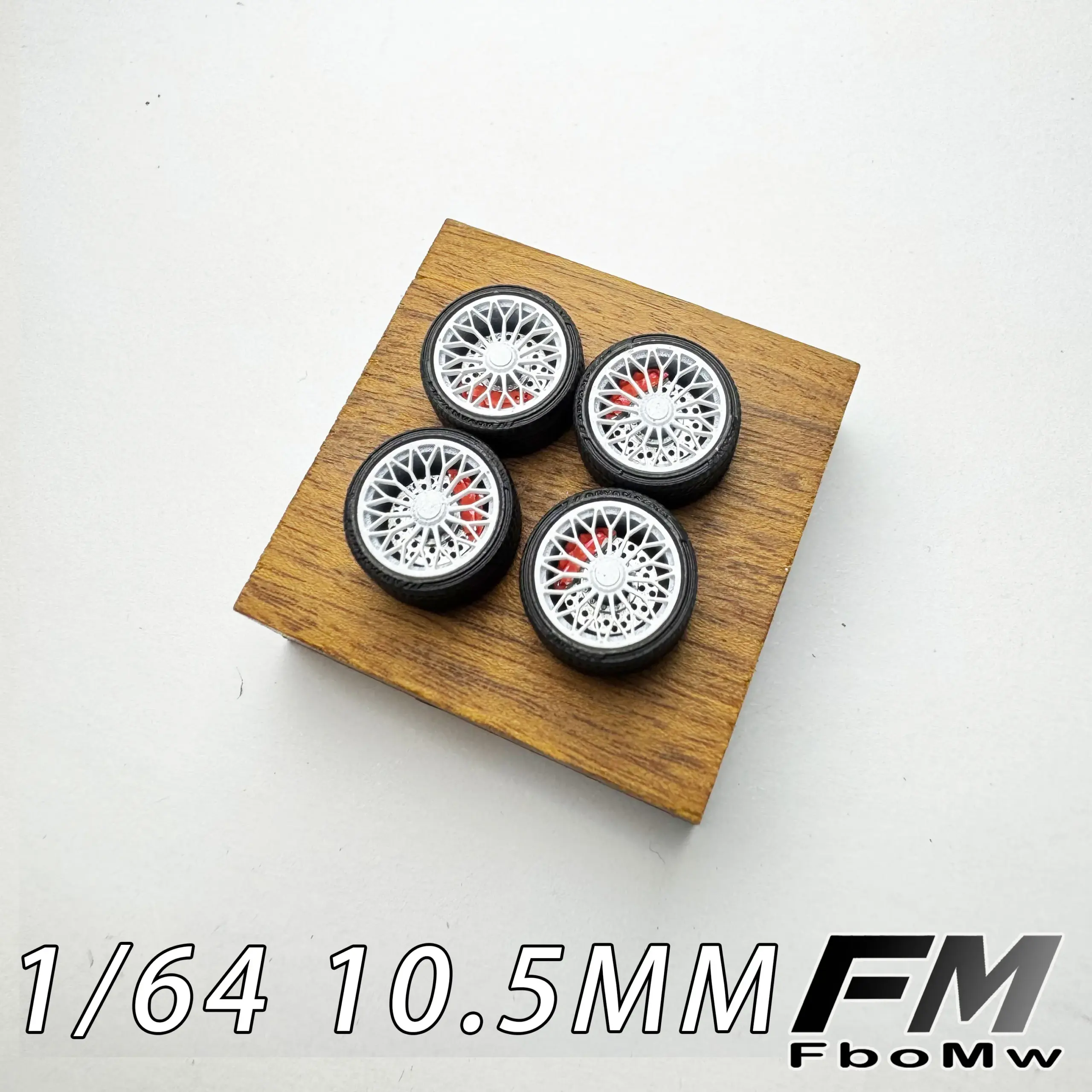 1:64 Scale Metal Modified Wheel Set for Diecast Cars 4 1:64 Scale Metal Modified Wheel Set for Diecast Cars - Image 4