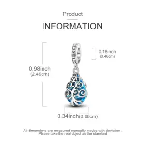 Sterling Silver Snowflake and Tree of Life Charm 10 Sf01eefaaed2249da955464b3c23763ea7