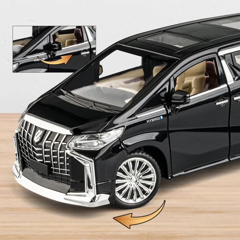 1:24 Scale Toyota Alphard Diecast Model 5 1:24 Scale Toyota Alphard Diecast Model - Image 5
