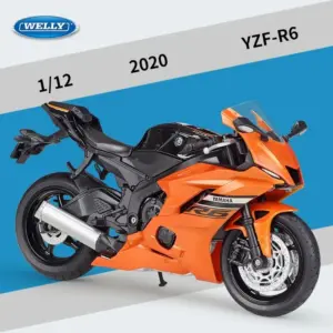 1:12 Diecast Yamaha YZF-R6 Motorcycle Model 16 Sf1bbb6dabf2b4a83880248064aa928aaC