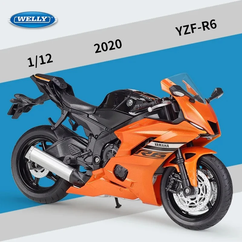 1:12 Diecast Yamaha YZF-R6 Motorcycle Model 8 1:12 Diecast Yamaha YZF-R6 Motorcycle Model - Image 8