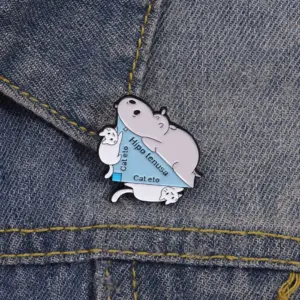 Cute Hippo and Cat Brooch Set for Accessories 8 Sf487e0d90d944833bb2bad41ae36bdfbq