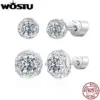 Elegant Moissanite Stud Earrings 1 CT