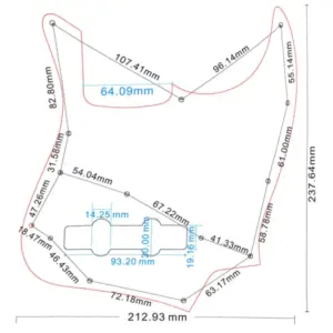 Custom Pickguard for US Vintage 74 Jazz Bass 15 Sf5d0b99534f74a58878938e574c60e28Z