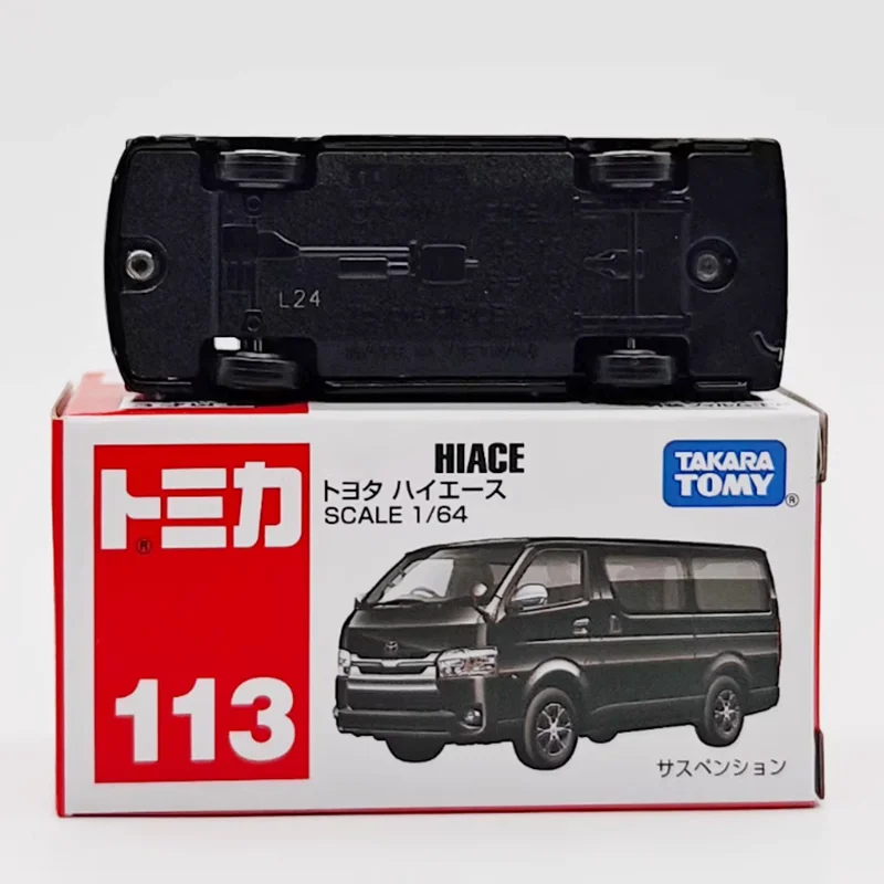 Black Toyota Hiace Van Model 1:64 Diecast Alloy 5 Black Toyota Hiace Van Model 1:64 Diecast Alloy - Image 5