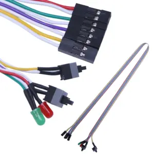 Vibrant 65cm PC Power & Reset Cable Set