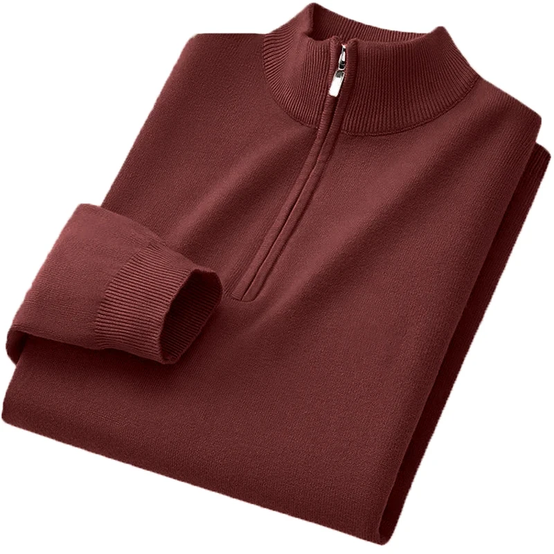 Pink Women's Knitted Pullover with Zipper 6 Pink Women's Knitted Pullover with Zipper - Image 6