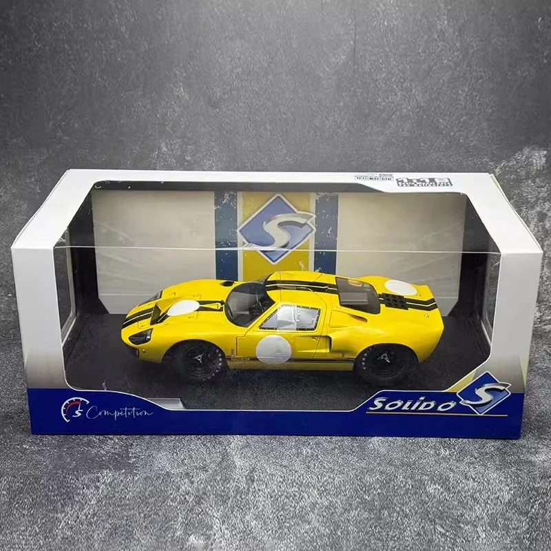 Vintage 1:18 GT40 MK.1 Model in Yellow 6 Vintage 1:18 GT40 MK.1 Model in Yellow - Image 6