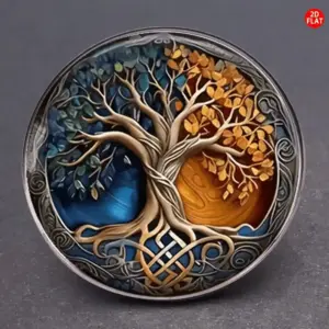 Mysterious Tree of Life Vintage Brooch 13 Sf9e7f63991764315b74293dc0598abfdk