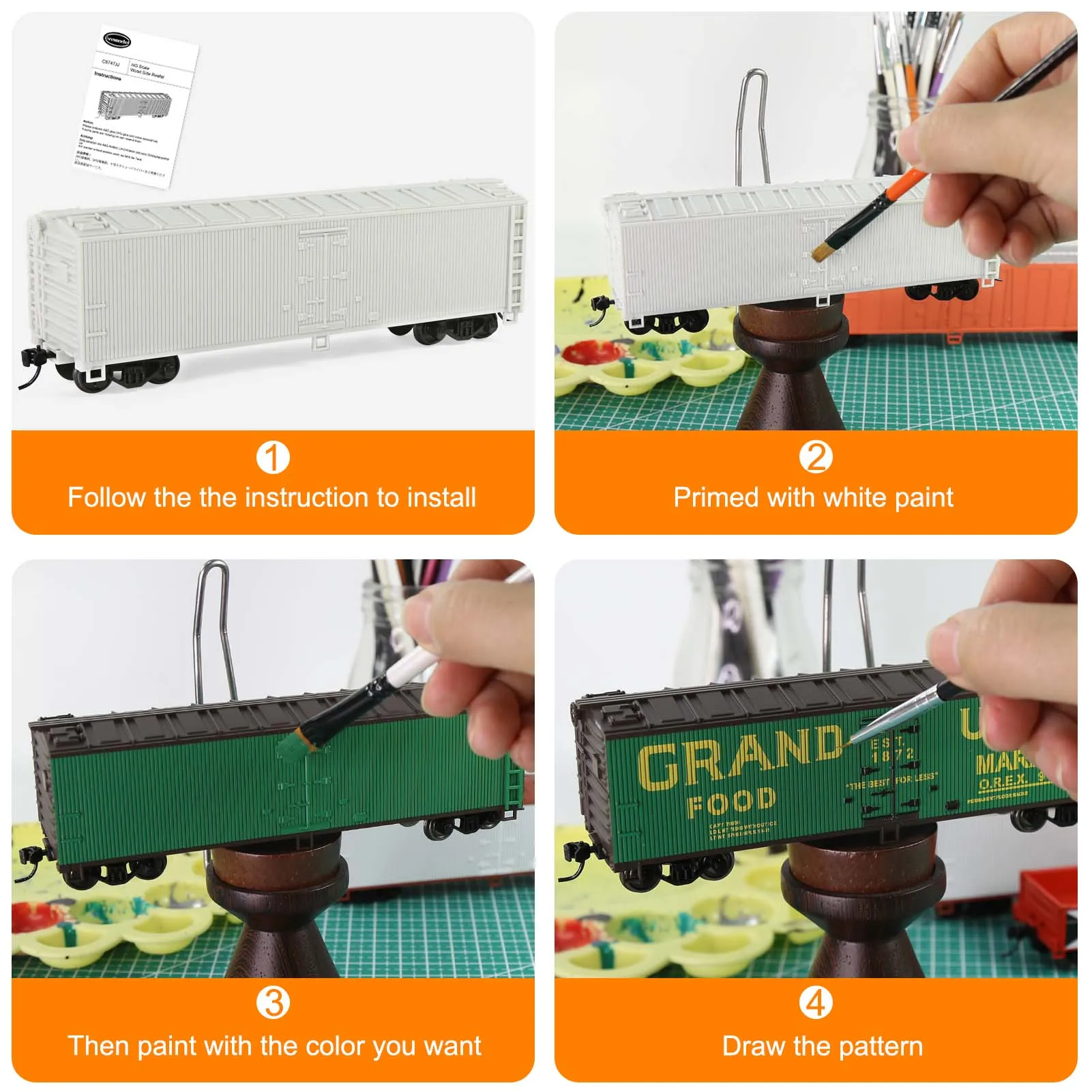 HO Scale 40-ft Reefer Boxcar by Evemodel 4 HO Scale 40-ft Reefer Boxcar by Evemodel - Image 4