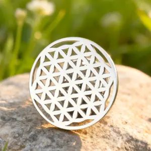Stainless Steel Flower of Life Brooch (20x20 mm) 14 Sf9f66fb3395742d8bc13c17385e0fee9t