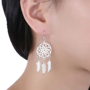 Vintage Sterling Silver Dream Catcher Earrings 11 Sfa8f743a2d4a4c3398c73a4d22ae50a1O