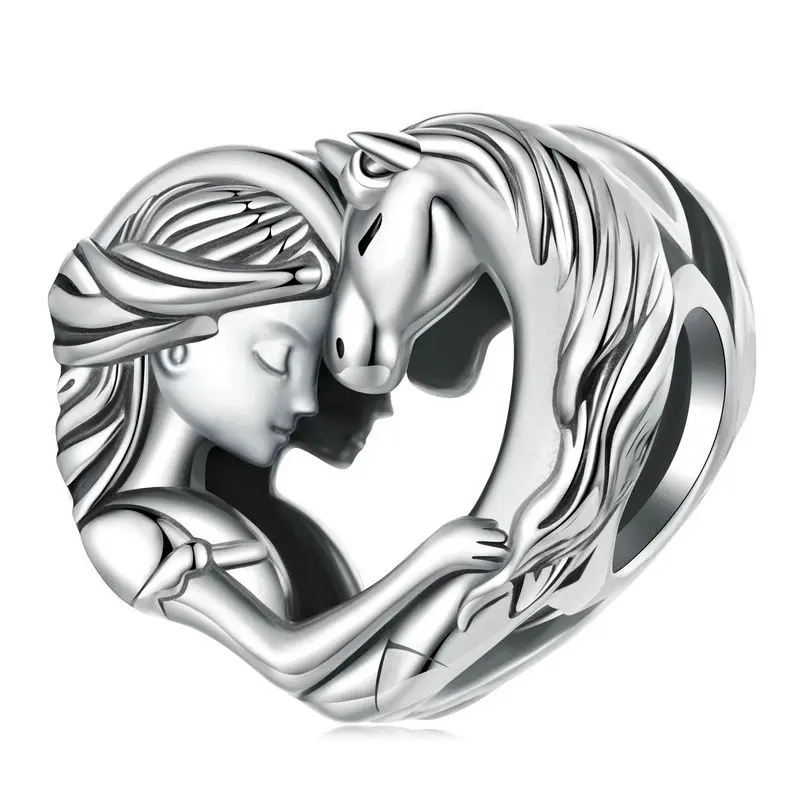 Sterling Silver Horse & Girl Charm Collection 7 Sterling Silver Horse & Girl Charm Collection - Image 7