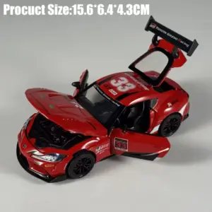 Red Toyota Supra GT4 1:32 Diecast Model 17 Sfad15abc1b9e441eb49df673d45d1458O