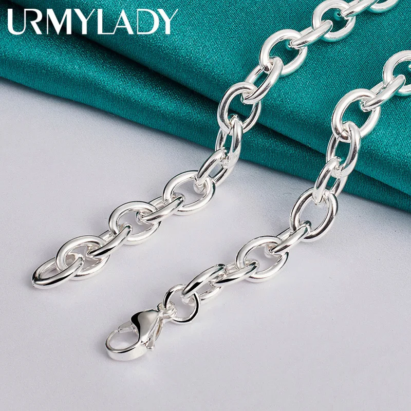 Elegant 925 Silver Lock Pendant Necklace 5 Elegant 925 Silver Lock Pendant Necklace - Image 5