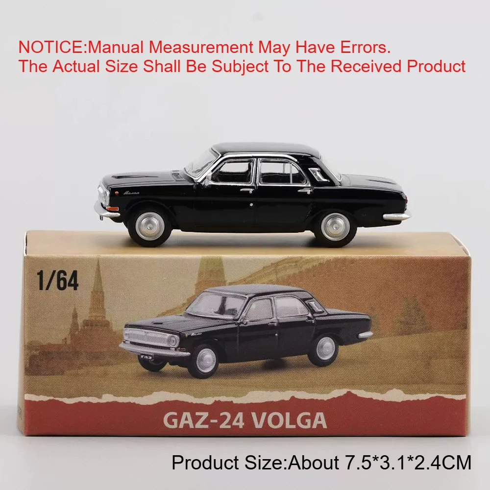 Black GAZ-24 LADA 1:64 Scale Model Car 10 Black GAZ-24 LADA 1:64 Scale Model Car - Image 10