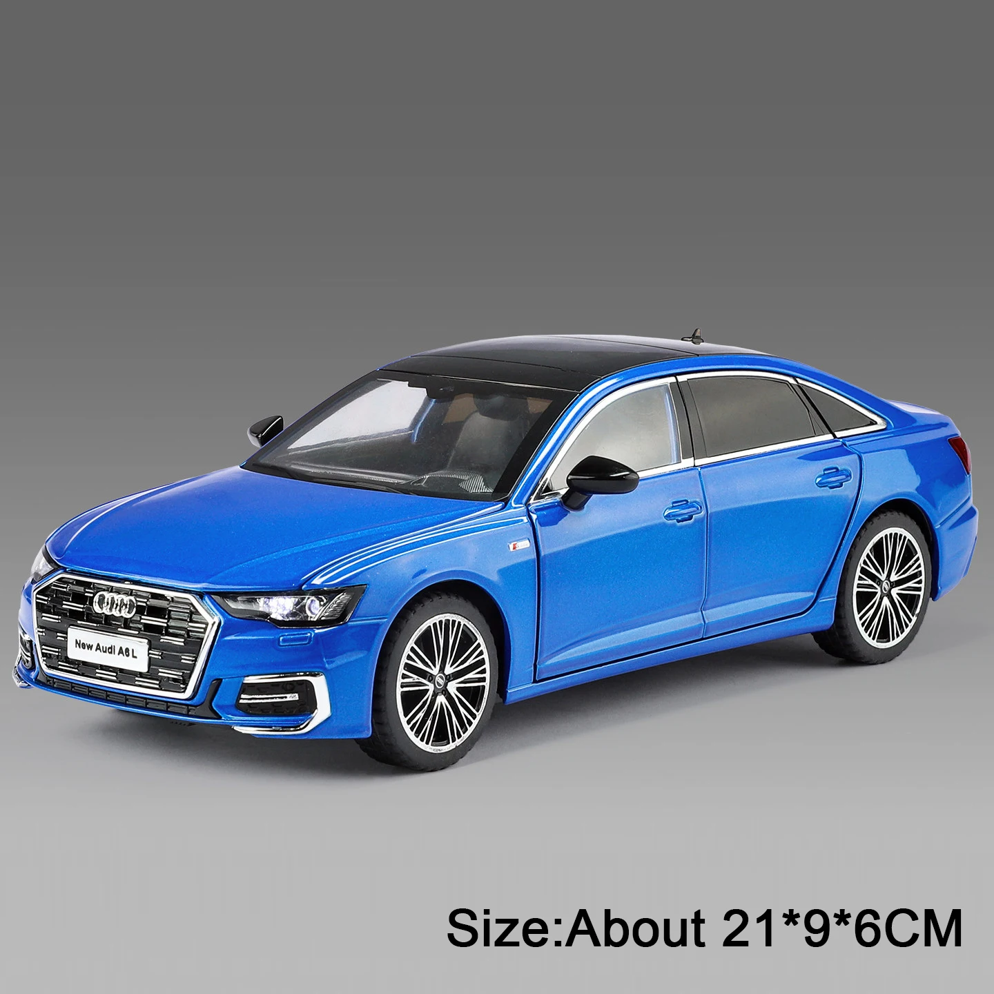 Black 1:24 Scale A6L RS7 Model Car 7 Black 1:24 Scale A6L RS7 Model Car - Image 7