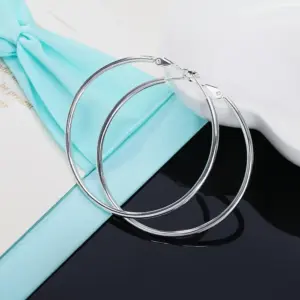 Sterling Silver Hoop Earrings 5-8 cm 9 Sff72057733c04fd48b7cda260d6f2270m