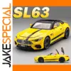 Vibrant Yellow Mercedes-Benz SL63 1:22 Scale Model