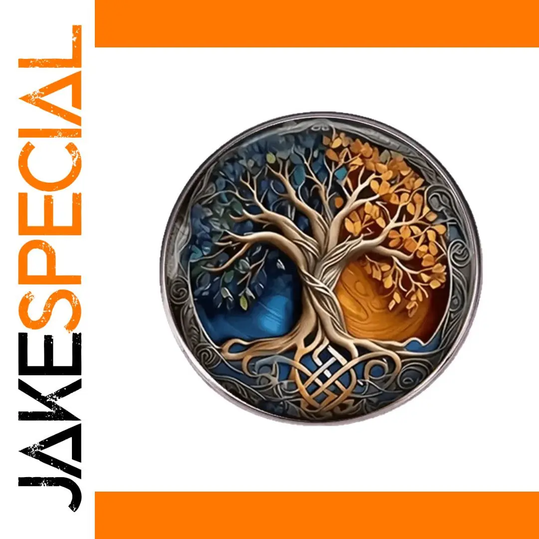 Mysterious Tree of Life Vintage Brooch 1 Mysterious Tree of Life Vintage Brooch