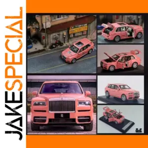 Pink Diecast Rolls-Royce Phantom Cullinan Model