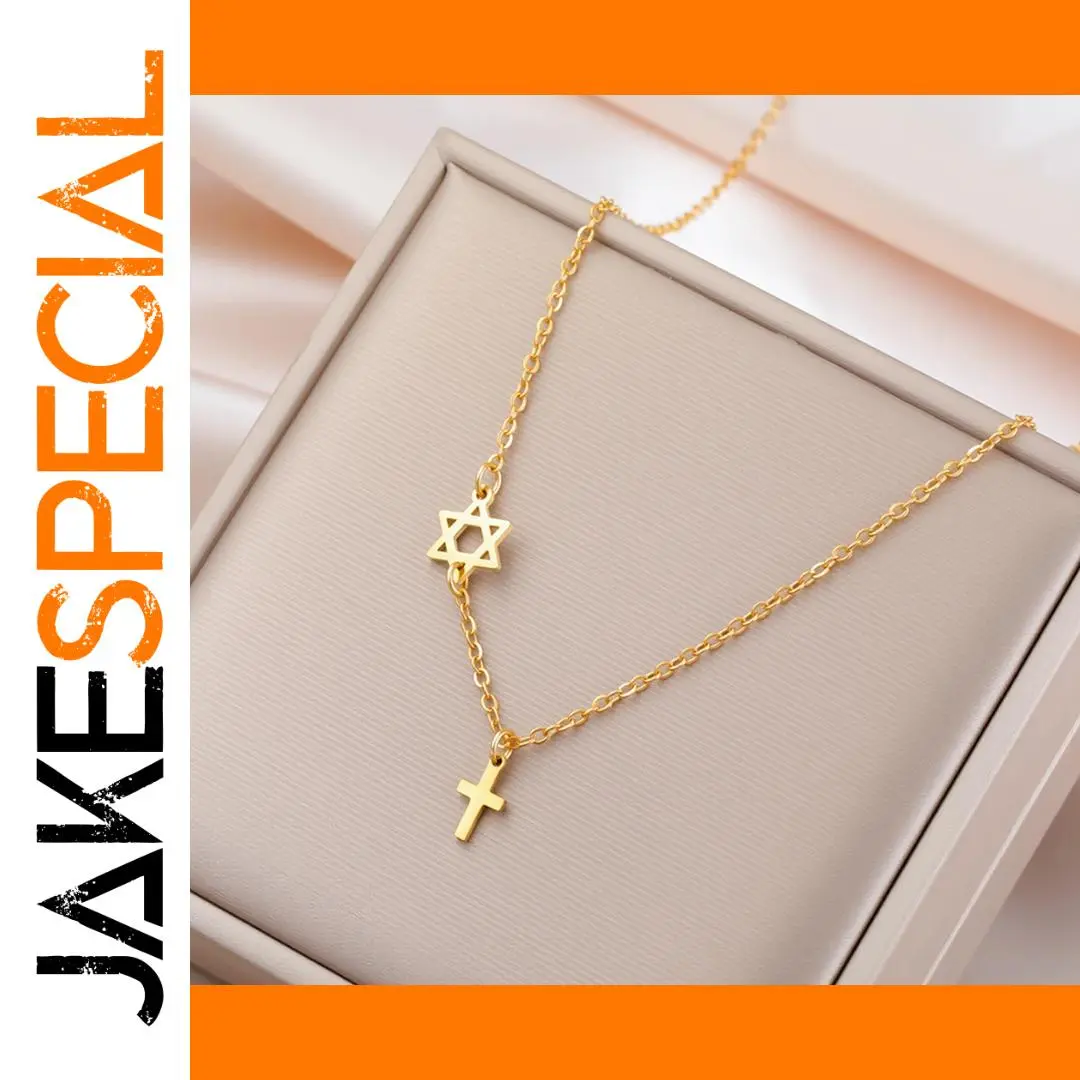 Unisex Stainless Steel Faith Necklace 1 Unisex Stainless Steel Faith Necklace