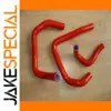Red Silicone Radiator Hose for Kawasaki ZX6R Ninja 2005-2006