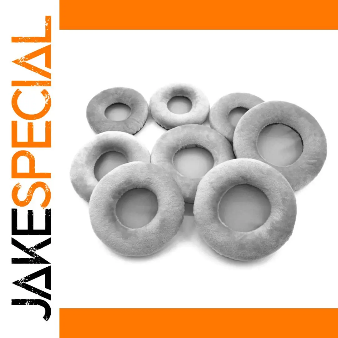 Velvet Ear Cushions for Headphones 60mm-110mm 1 Velvet Ear Cushions for Headphones 60mm-110mm