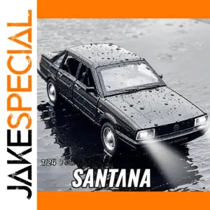 Black 1:24 Santana Diecast Model Car