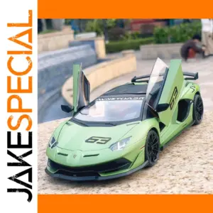 Vibrant Green 1:18 Supercar Diecast Model