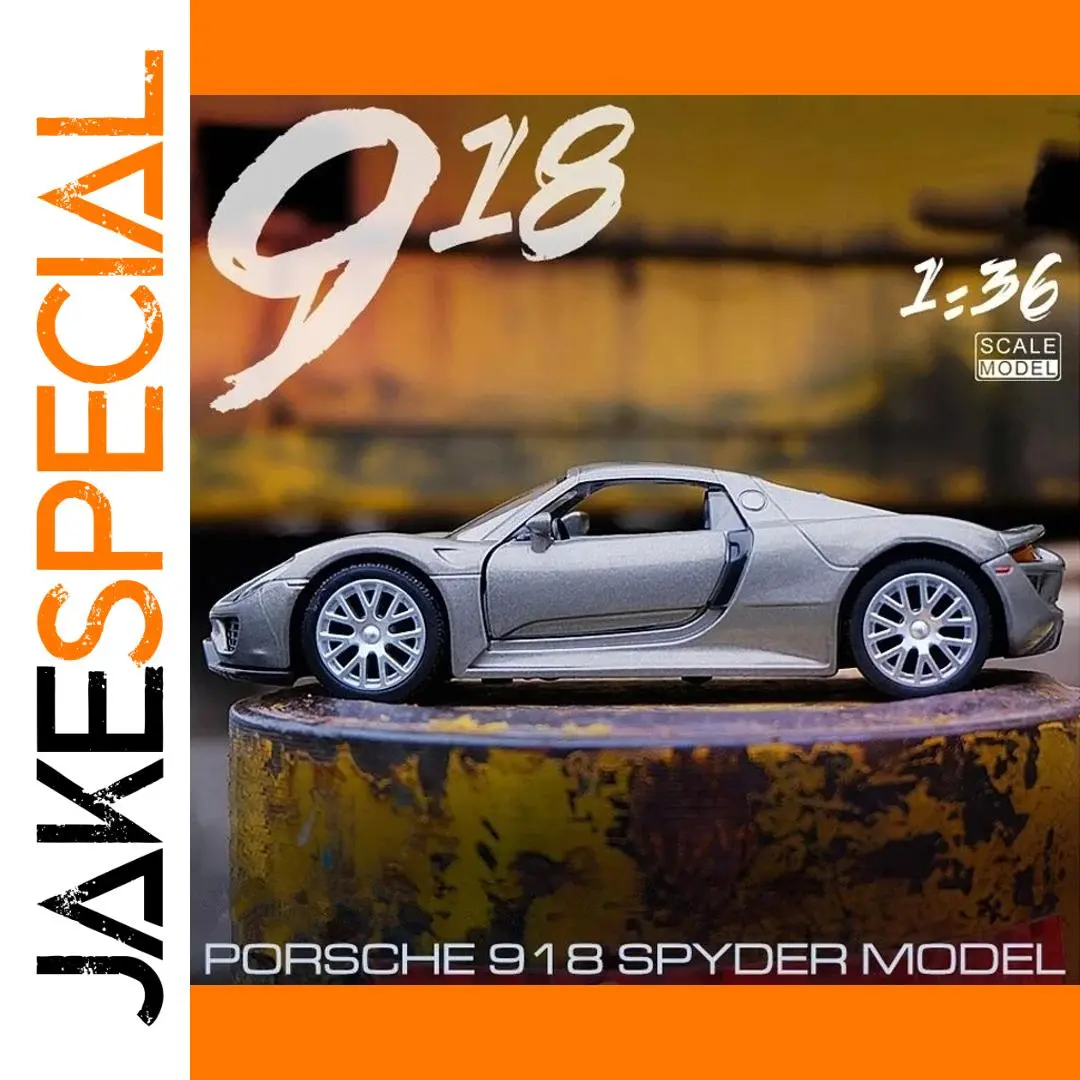 Premium 1:36 Scale Porsche 918 Spyder Diecast Model 1 Premium 1:36 Scale Porsche 918 Spyder Diecast Model