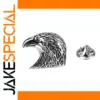 Relief Eagle Head Brooch for Men