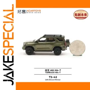 Durable 1/64 Scale Die-Cast Military Tank