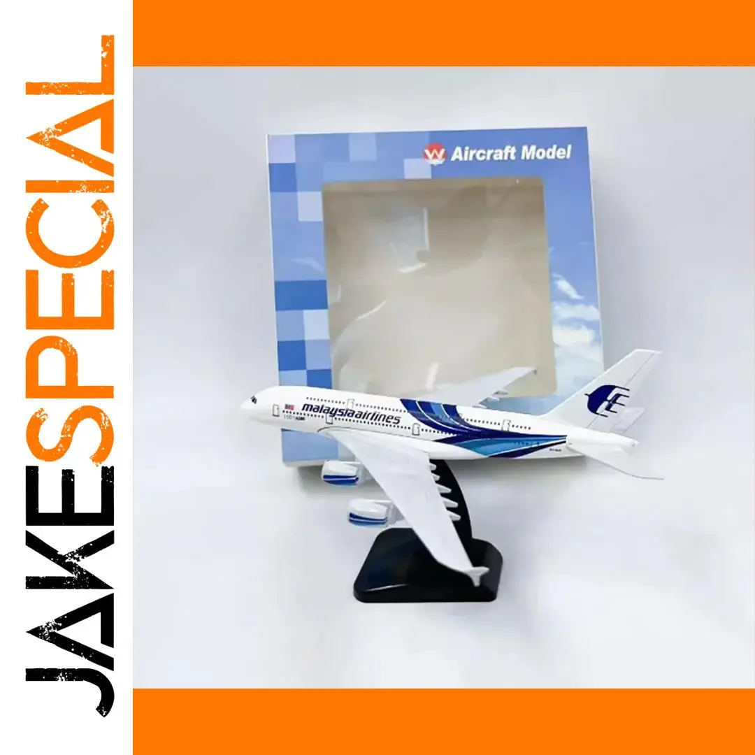 Malaysia Airlines A-380 Alloy Model, 18cm 1 Malaysia Airlines A-380 Alloy Model, 18cm