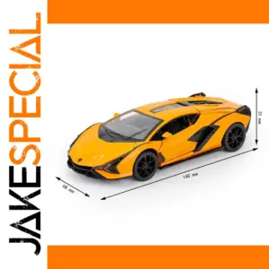 Vibrant Orange Lamborghini Alloy Model 1:32 Scale