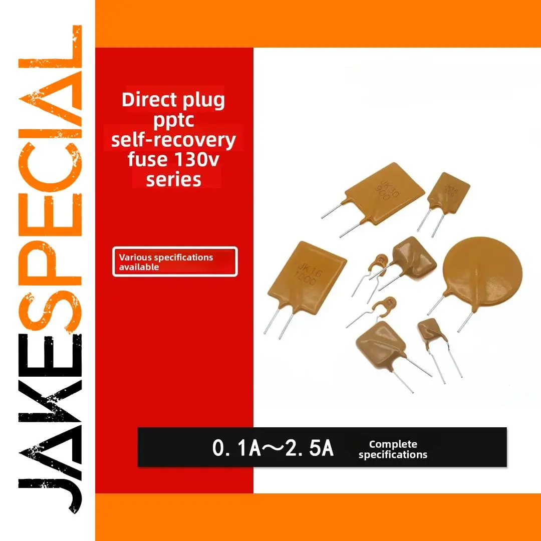 10pcs 130V PPTC Self-Recovery Fuses Set 1 10pcs 130V PPTC Self-Recovery Fuses Set