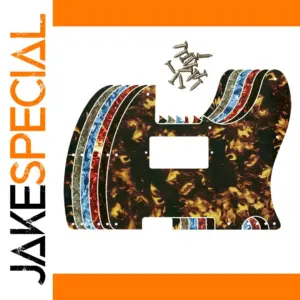 Flame Pattern Telecaster Pickguard in Multiple Colors