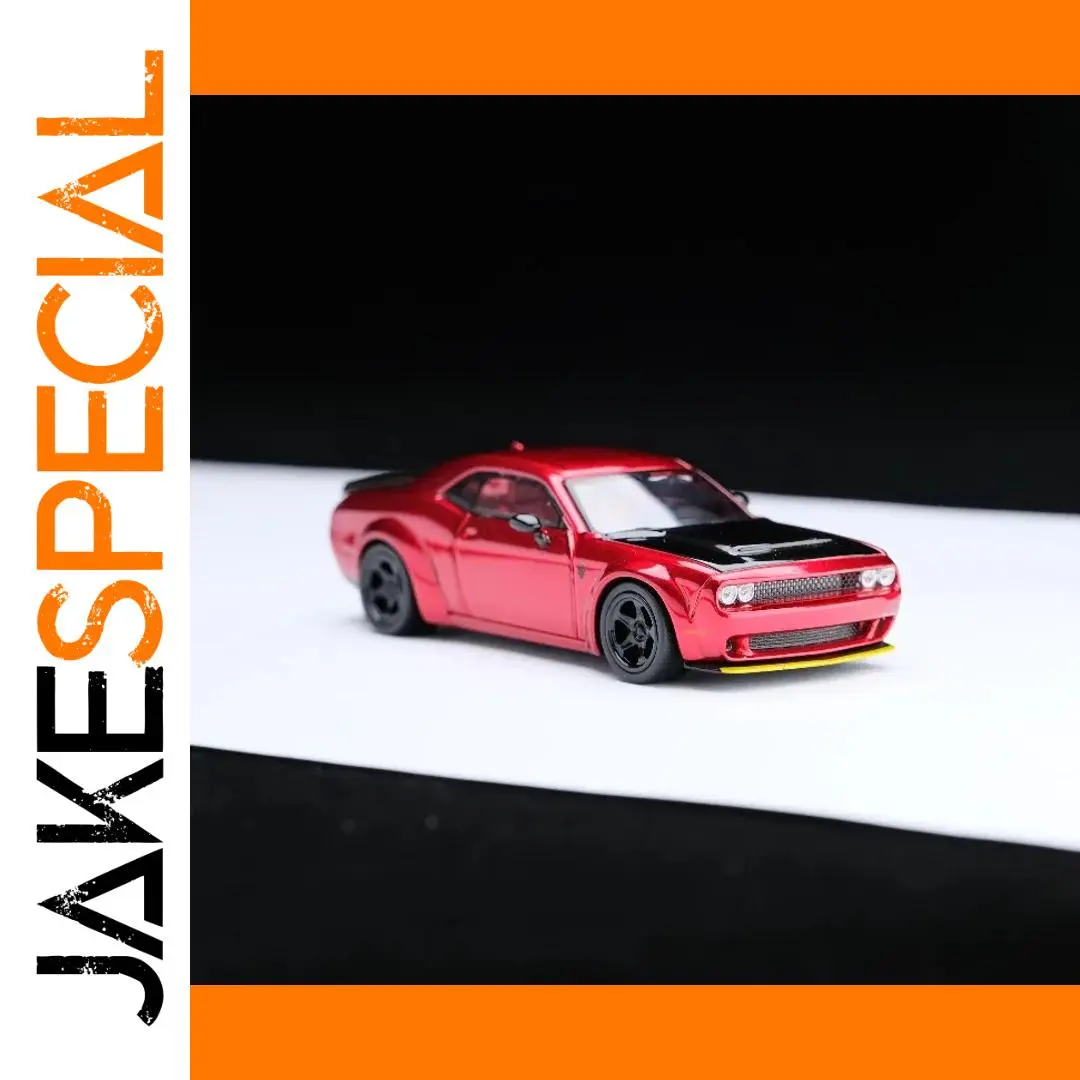 Red Dodge SRT Hellcat Model 1:64 Scale Collectible 1 Red Dodge SRT Hellcat Model 1:64 Scale Collectible