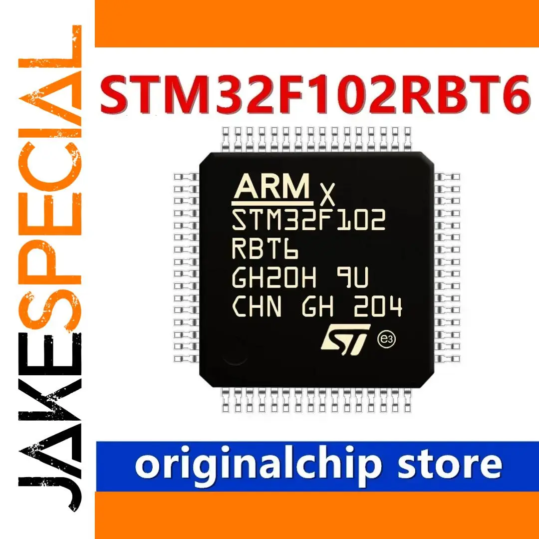 STM32F102RBT6 Microcontroller in LQFP-64 1 STM32F102RBT6 Microcontroller in LQFP-64