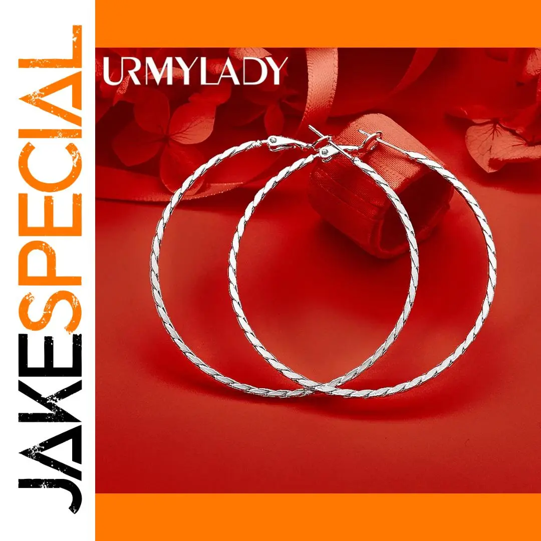 925 Sterling Silver Twisted Rope Hoop Earrings 1 925 Sterling Silver Twisted Rope Hoop Earrings