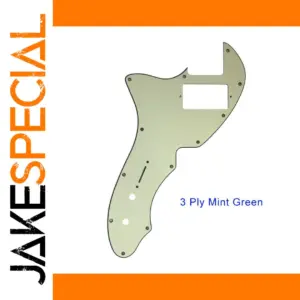 Left-Handed Tele 69 Pickguard in Mint Green