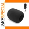Black Foam Windscreen for Condenser Microphones