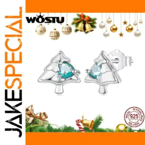 Festive Christmas Tree Earrings CQE1982