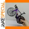 Vibrant Purple Mountain Bike Collectible Model