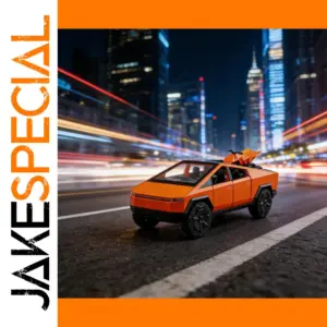 Futuristic 1:32 Diecast Car Model in Orange